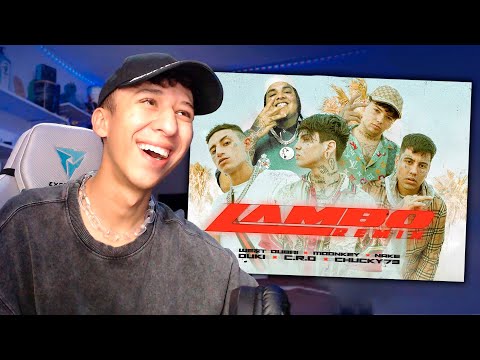 ADOLESCENTE MEXICANO REACCIONA a LAMBO REMIX - C.R.O, DUKI, CHUCKY 73, WE$T DUBAI, MOONKEY
