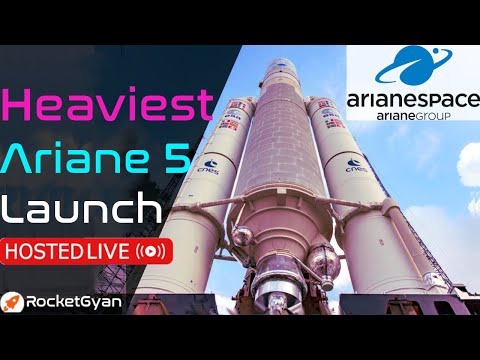 [No Liftoff yet] Heaviest Ariane 5 Launch LIVE | Arianespace Launch Ariane 5 LIVE | FLIGHT VA255 |