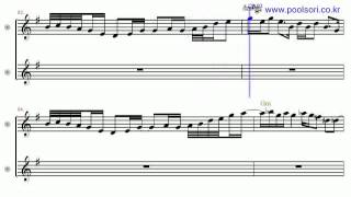 G Walkin` - Eb Alto Sax Sheet Music [ kenny g ]