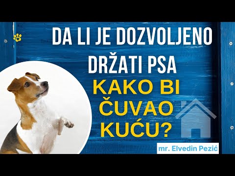 Da li je dozvoljeno držati psa radi čuvanje kuće? - mr. Elvedin Pezić