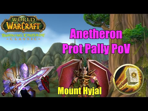 Anetheron Prot Pally Justicar PoV | TBC Classic Phase 3