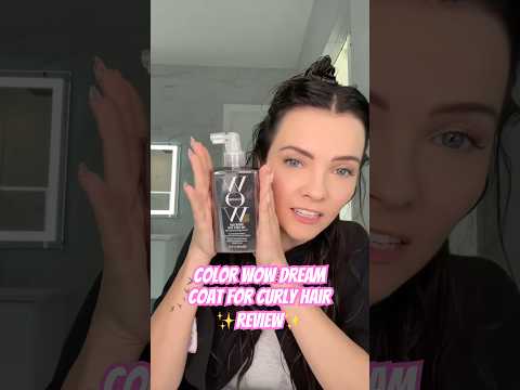 Color Wow Dream Coat for Curly Hair Review. What do you think?! #wavycurly #curlcare #colorwow #wavy