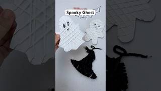 You'll NEVER Guess What This Spooky Ghost is Made Of! 👻🧵 Easy DIY Halloween Craft for Kids!