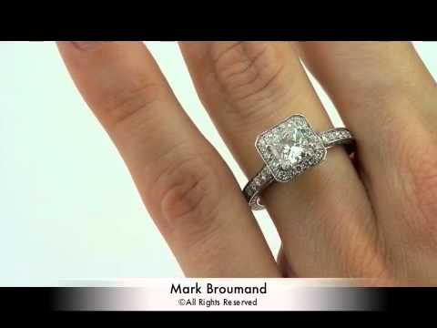 2.36ct Princess Cut Diamond Engagement Anniversary Ring-Mark Broumand