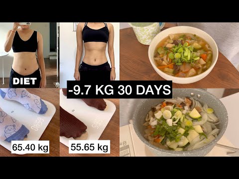 i lost 9.7 kg in 30 days + diet routine & full healthy recipes 🥗