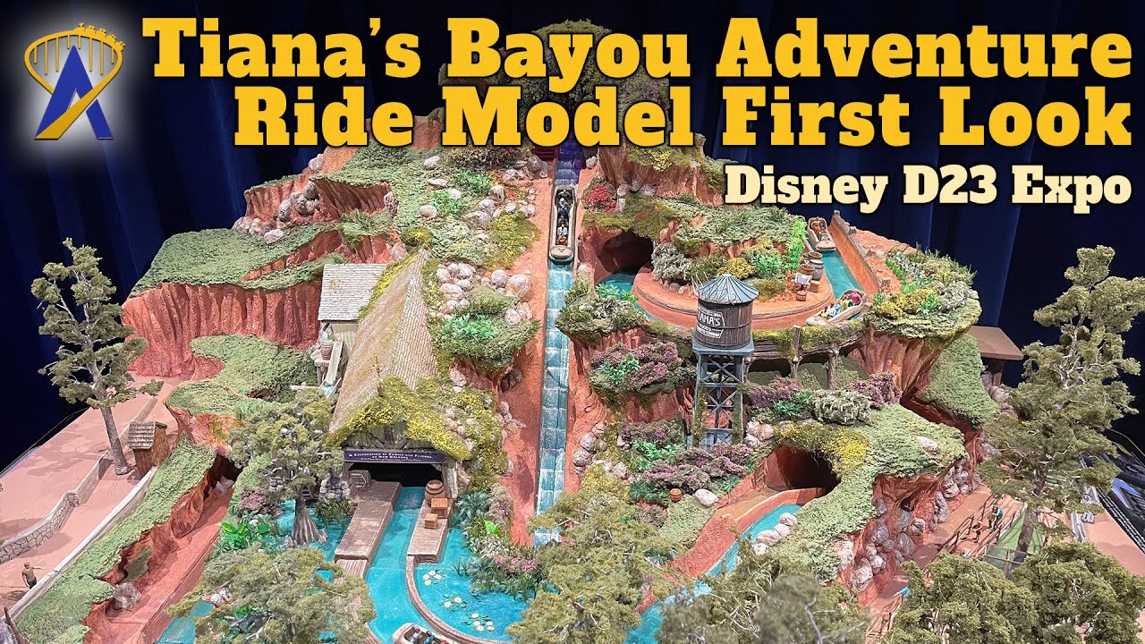MyDisneyFix Tiana’s Bayou Adventure Model, Splash Mountain Redo at D23 Expo 2022 Attractions
