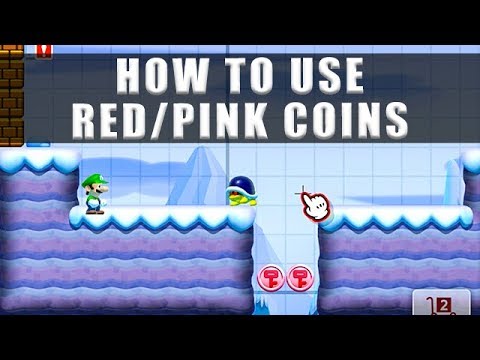 Super Mario Maker 2 how to make red coins - How to use pink coins
