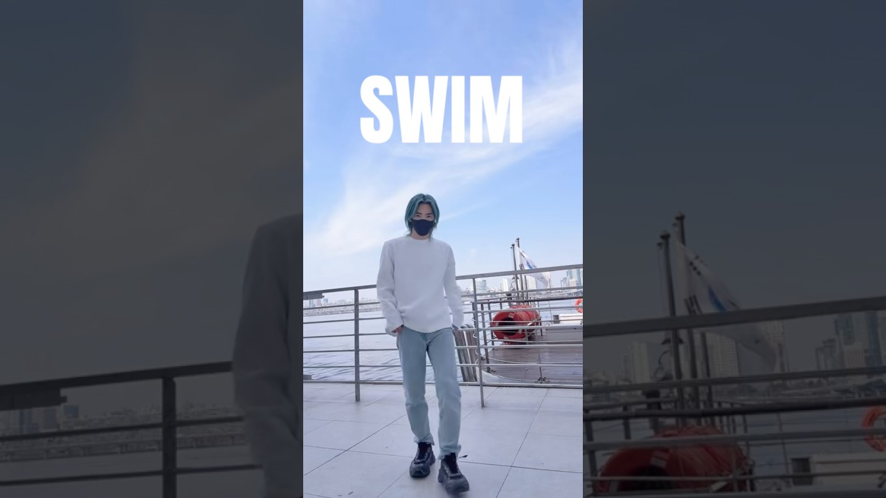 Dancing BTS ‘Swim’ at Korea’s seaside🌊🇰🇷