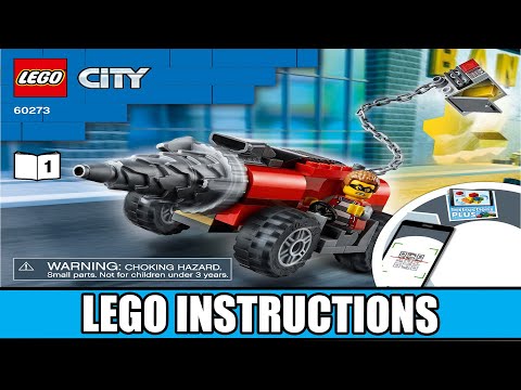 LEGO Instructions | City | 60273 | Elite Police Driller Chase  (Book 1)
