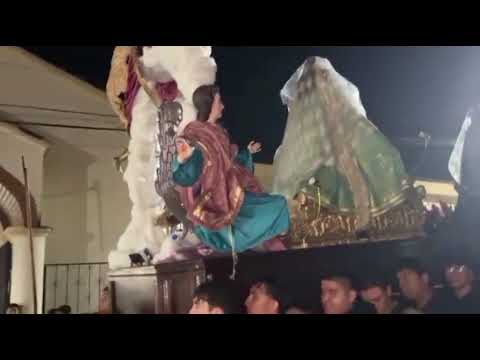 Entrada de Procesión de la Coronada Imagen Virgen del Rosario Copatrona de Santa Cruz Naranjo 2026 