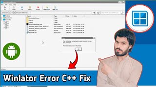 How To Fix Winlator Microsoft Visual C++ Runtime To Play Any Games On Android phone