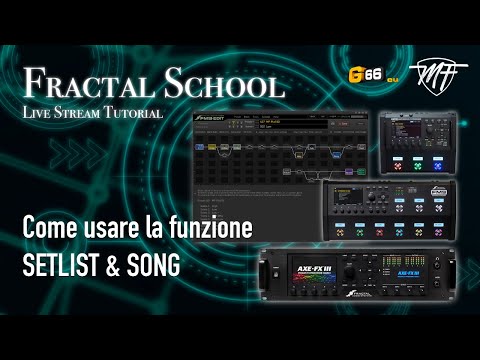 Fractal School - How to Use the SETLIST & SONG Function