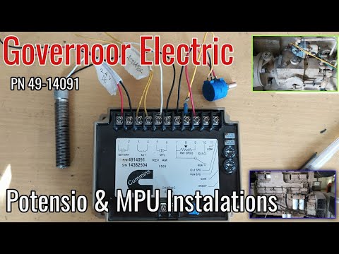 Governoor Cummins PN 49-14091|Potensio & MPU Instalations