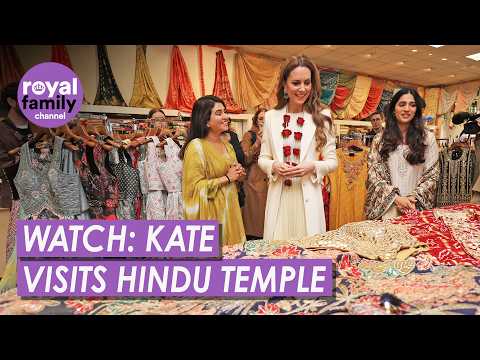 WATCH: Princess of Wales Visits Leicester’s Hindu Temple and Dance Company