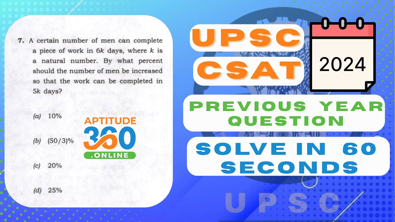 UPSC CSAT 2024