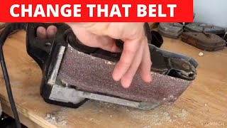 How to Change a Belt Sander Belt