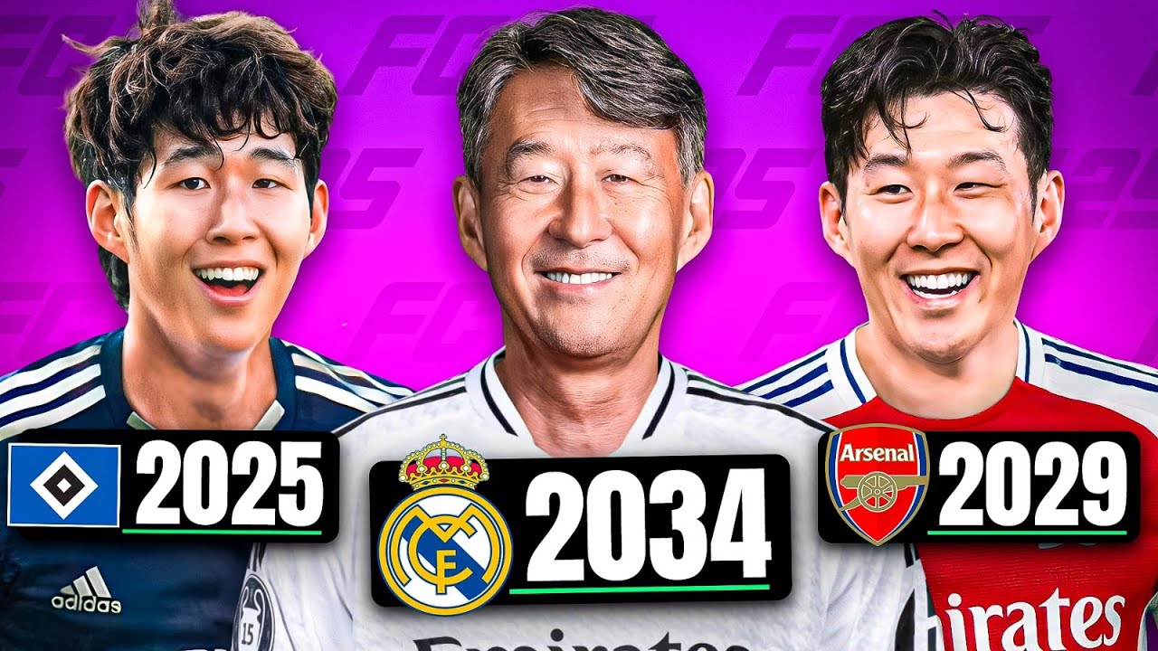 I Replayed the Career of Heung Min Son…