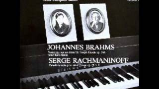 Rachmaninoff Second Suite for two pianos, Introduction. Mayumi Kameda and Jean Jacques Balet