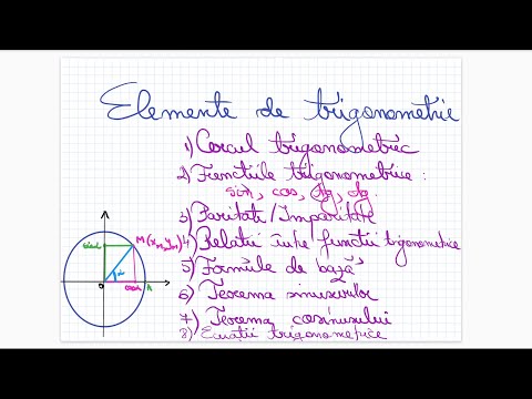 Elemente de Trigonometrie