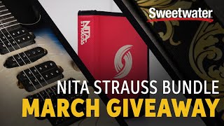 Video thumbnail for GIVEAWAY 🎁  — Nita Strauss Signature Bundle YouTube Giveaway — Social Media Giveaway by Sweetwater