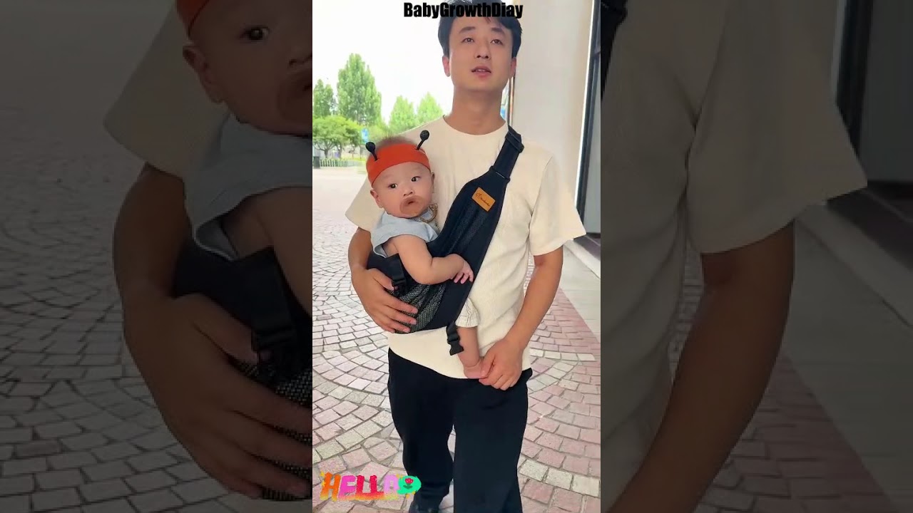 Feeling Exhausted from Carrying Your Baby? This Baby Sling Carrier Changes Everything!#Shorts