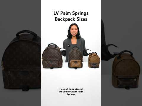 🎒Louis Vuitton Palm Springs Backpack Size Guide
