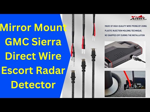 Mirror Mount Escort Radar Detector GMC Sierra