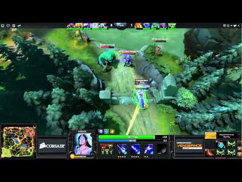 Dreamhack Winter 2011 - DotA 2 Finals - Fnatic vs Wild Honey Badgers - Game 1
