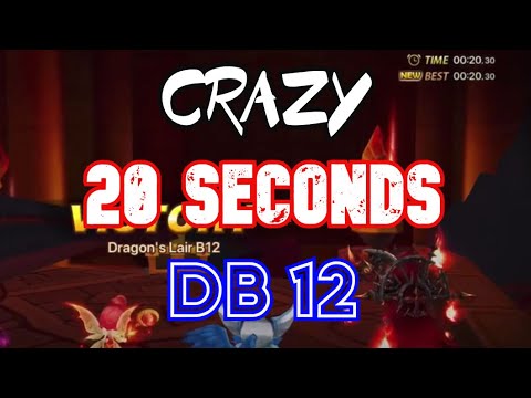 SUMMONERS WAR / 20 SECONDS DB12 CLEAR! CRAZY DOTS TEAM!