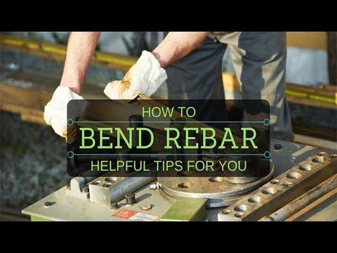 How to bend iron bar