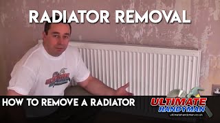 Remove a radiator | Radiator removal