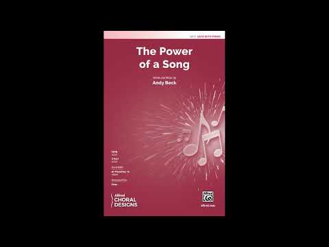 The Power of a Song (SATB), by Andy Beck – Score & Sound
