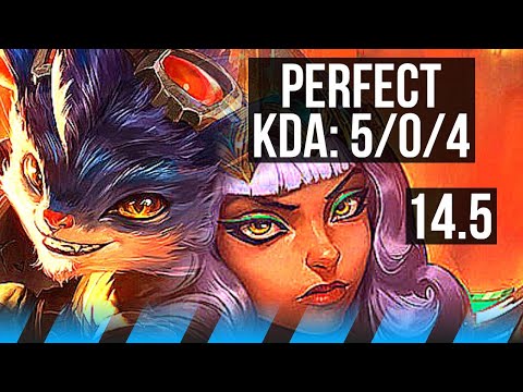 RUMBLE vs QIYANA (MID) | 5/0/4, 300+ games | KR Master | 14.5