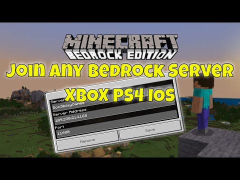 𝔻𝕠𝕟𝕊𝕚𝕓𝕝𝕖𝕪𝔾𝕒𝕞𝕖𝕤 - Minecraft | How to join ANY Bedrock server on PS4/XBOX/IOS | CROSSPLAY