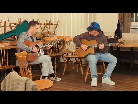 Dennis Pol & Henry Acker   Jamming at Django in June 2022