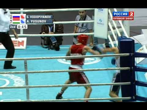 56kg.VODOPIYANOV Sergey (RUS) -YUNUSOV Anvar (TJK) 05.10.2011