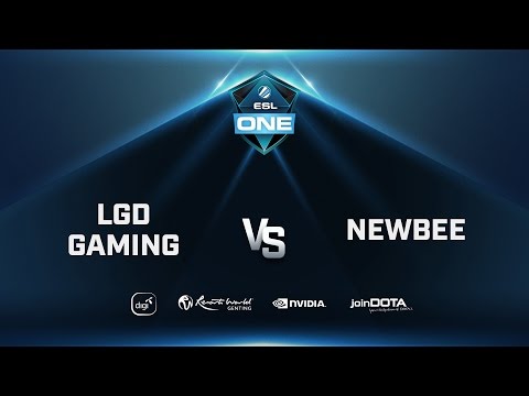 LGD vs Newbee Game 4 - ESL One Genting CN Q. - @TobiWanDOTA @LuminousInverse