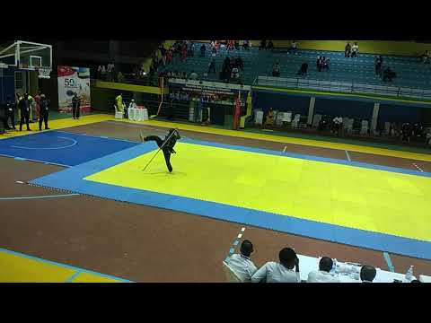 [2021] RKW- Jing WU Fils - Men's Nangun 1st Place 9.75 - Rwandan Kung-Fu Wushu