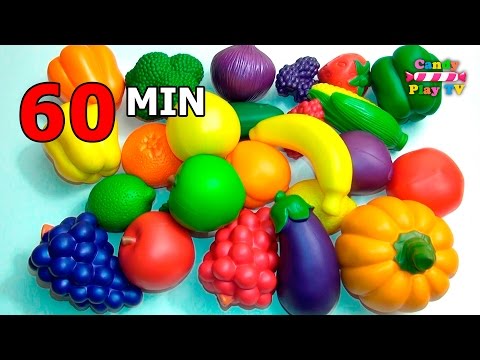 TOP Learn Names of Fruits and Vegetables Toy Collection | Learn To Count Vegetables Toys Compilation Video