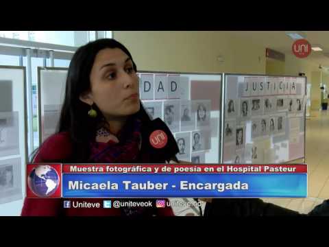 Muestra fotográfica y de poesia en el Hospital Pasteur