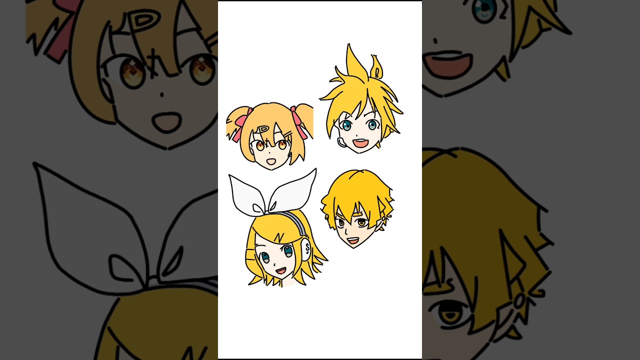 黄色いキャラクターをアルファベットだけで描いてみた！ #shorts #イラスト #アニメ #art