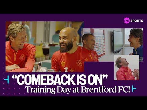 "WE ARE ON TRIAL" 😆 | Peter Crouch & Joe Cole return to Premier League training with Brentford FC ⚽💪