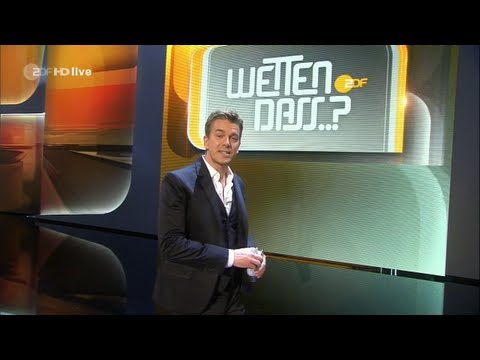 ZDF Wetten, dass..? 2012 komplette Show aus Düsseldorf mit Markus Lanz vom 06.10.12 in HD