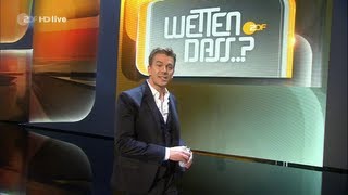 ZDF Wetten dass? 2012 komplette Show aus Düsseldo