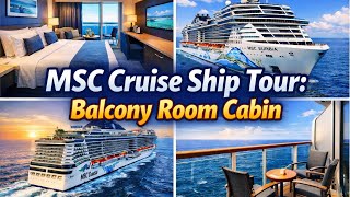 MSC CRUISE SHIP TRIP | PART-1 | BALCONY CABIN TOUR