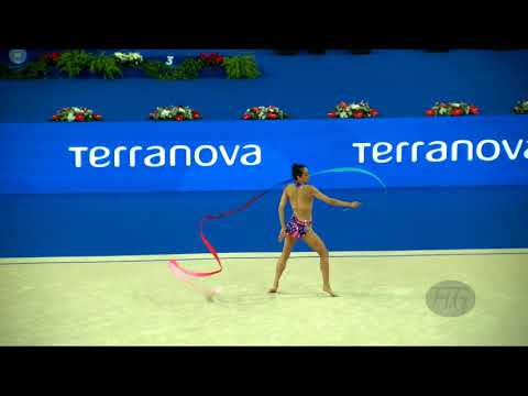 ZENG Laura (USA) - 2017 Rhythmic Worlds, Pesaro (ITA) - Qualifications Ribbon