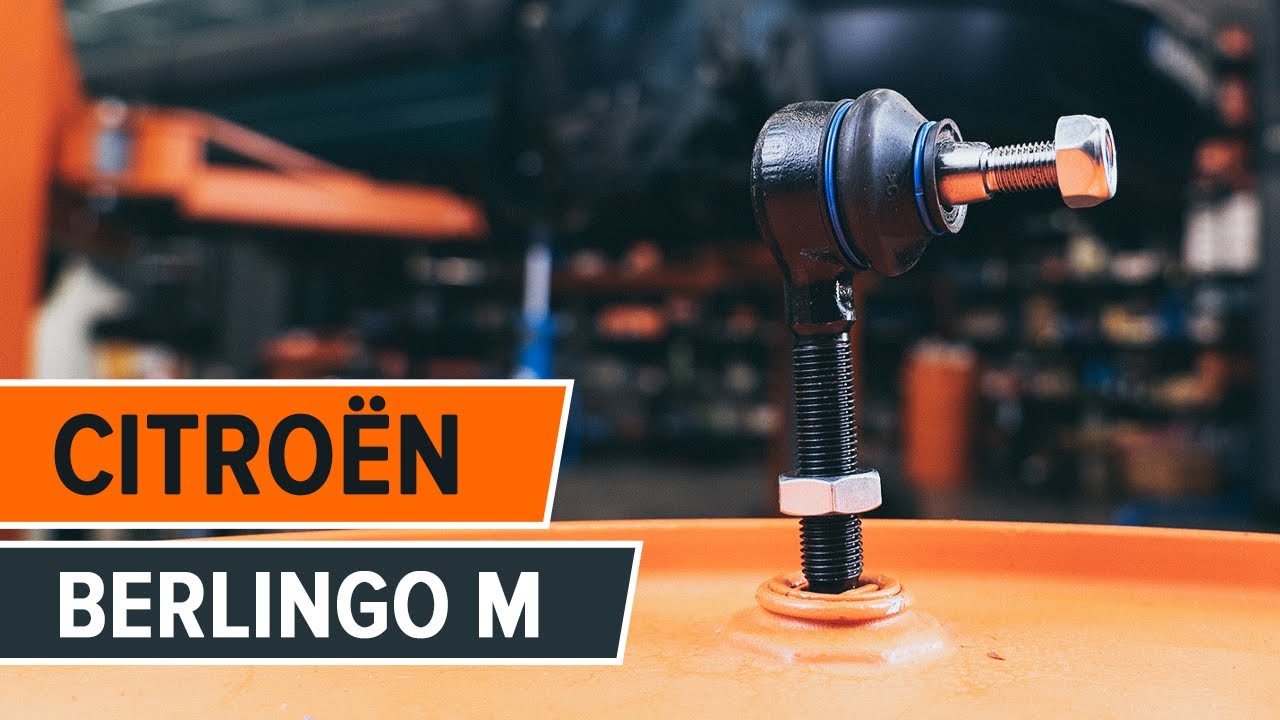 Jak vyměnit kulový čep řízení na Citroën Berlingo M – návod k výměně