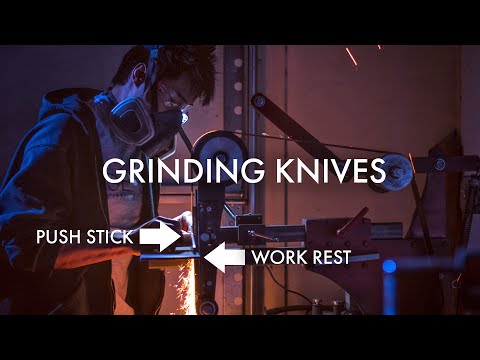 How to grind knives in a fraction of the time.