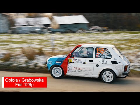 Daniel Opioła / Dominika Grabowska - Fiat 126p | 46 Rajd Cieszyńska Barbórka - SKJS