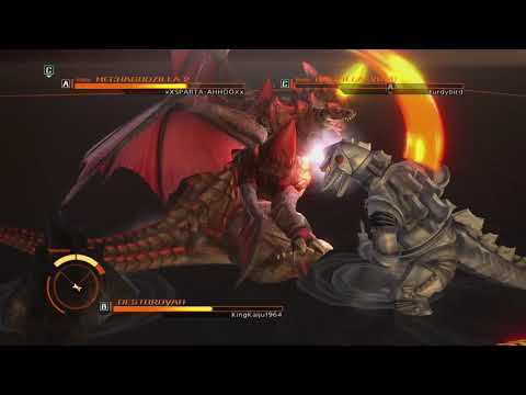 Godzilla PS4 Online Battles: Destroyah vs Godzilla 2014 vs MechaGodzilla 2
